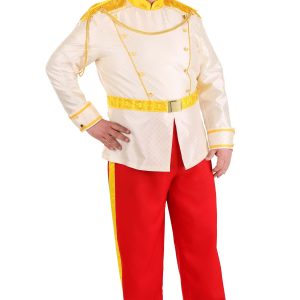 Plus Size Cinderella Prince Charming Men's Costume