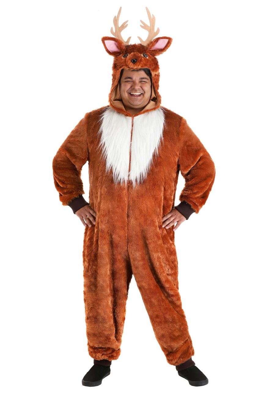 Plus Size Dashing Deer Costume for Men