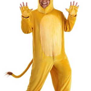 Plus Size Disney Lion King Simba Costume for Men