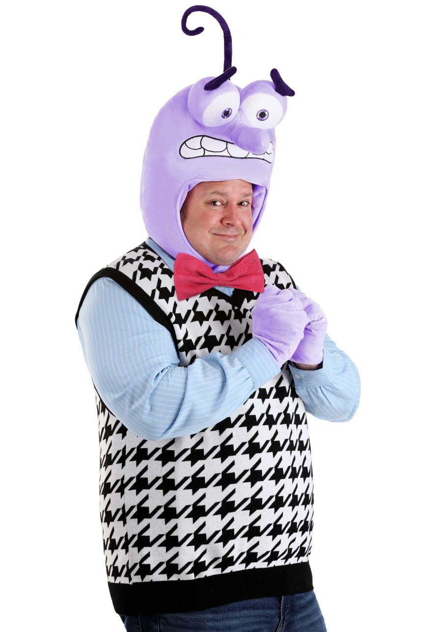 Plus Size Disney and Pixar Inside Out Fear Costume for Men