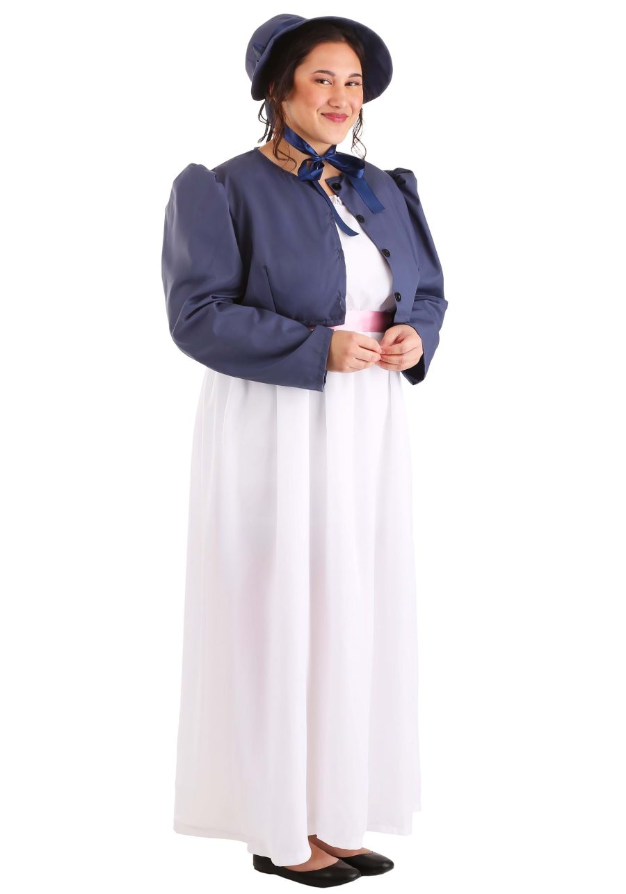 Plus Size Jane Austen Women's Costume