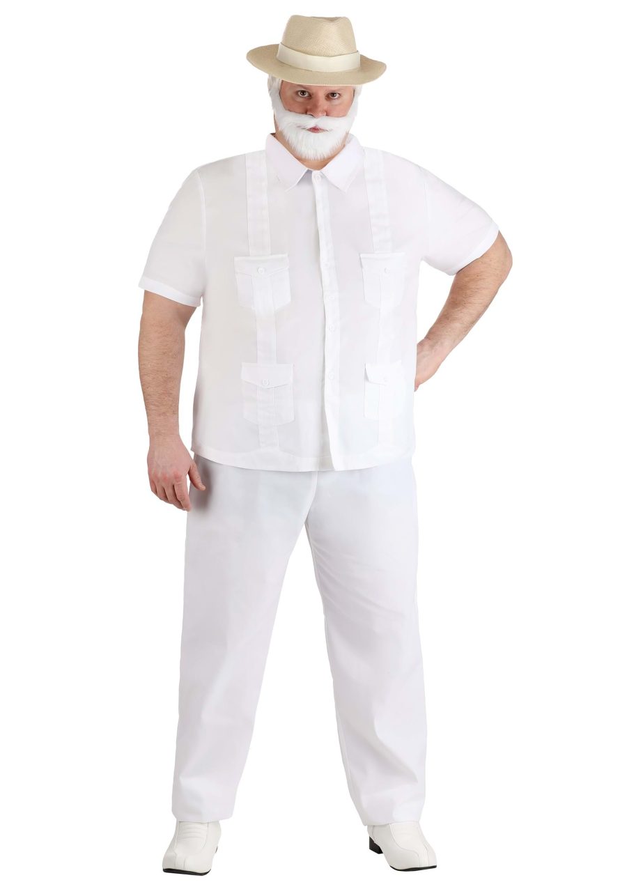 Plus Size Jurassic Park John Hammond Costume for Men