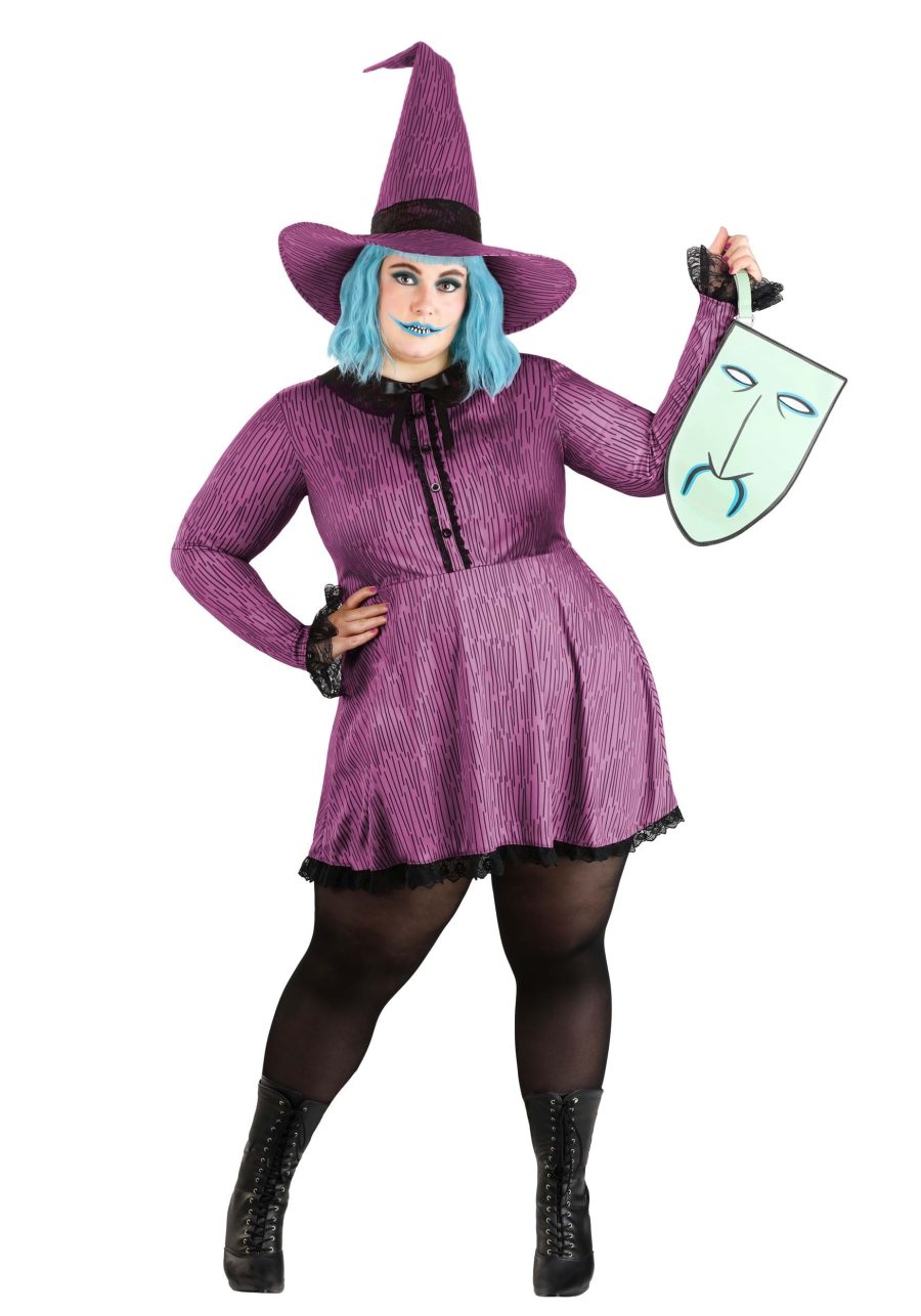 Plus Size Nightmare Before Christmas Shock Costume Dress