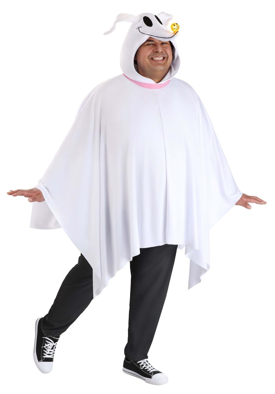 Plus Size Nightmare Before Christmas Zero Costume Poncho