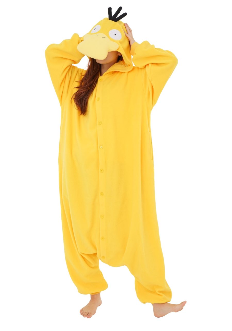 Plus Size Pok??mon Psyduck Adult Kigurumi