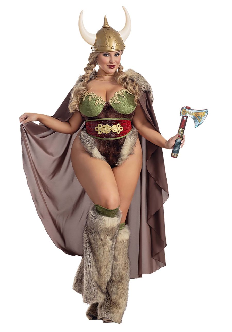 Plus Size Sexy Valhalla Honey Costume for Women