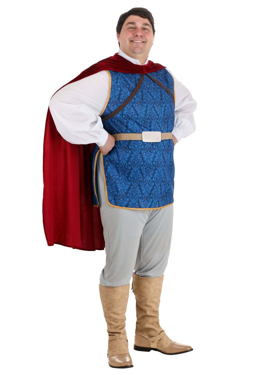 Plus Size Snow White The Prince Men's Costume