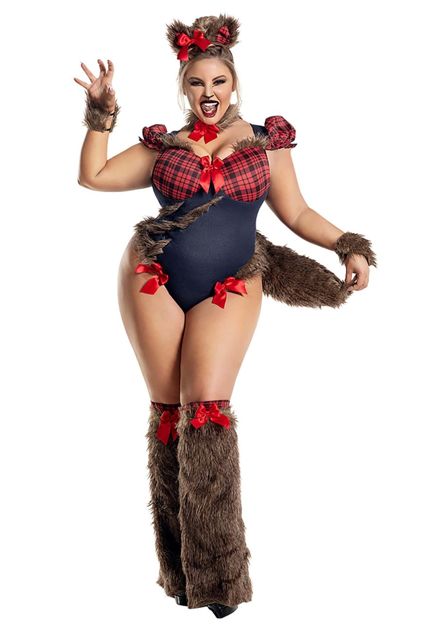 Plus Size Werebabe Costume for Women