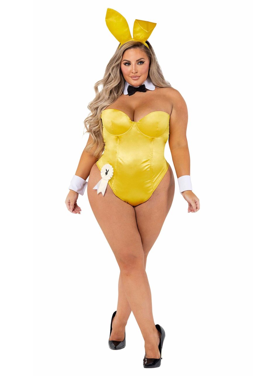 Plus Size Women's Yellow Bunny Costume