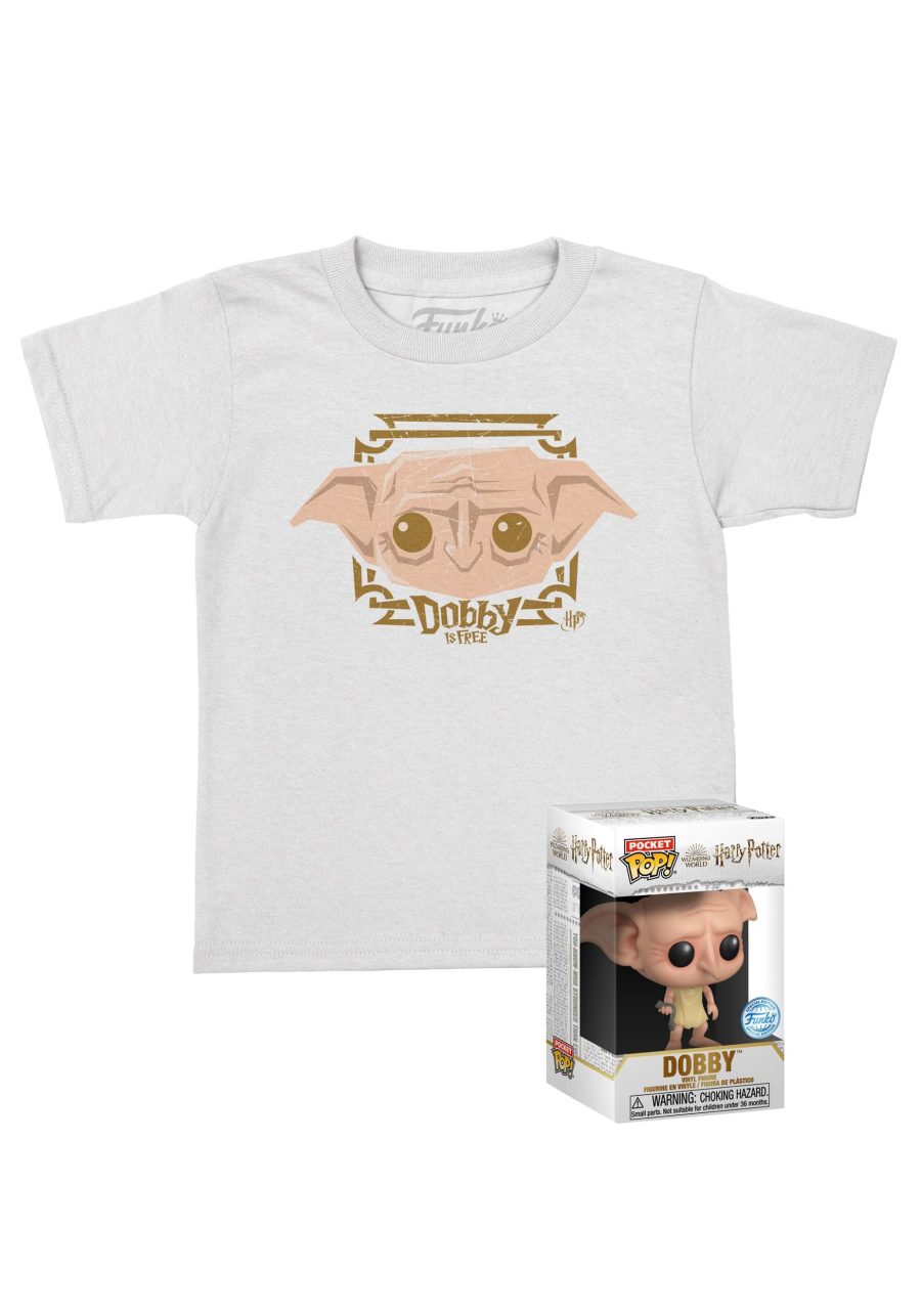 Pocket POP! and Tee: Harry Potter - Kid's Dobby Tee