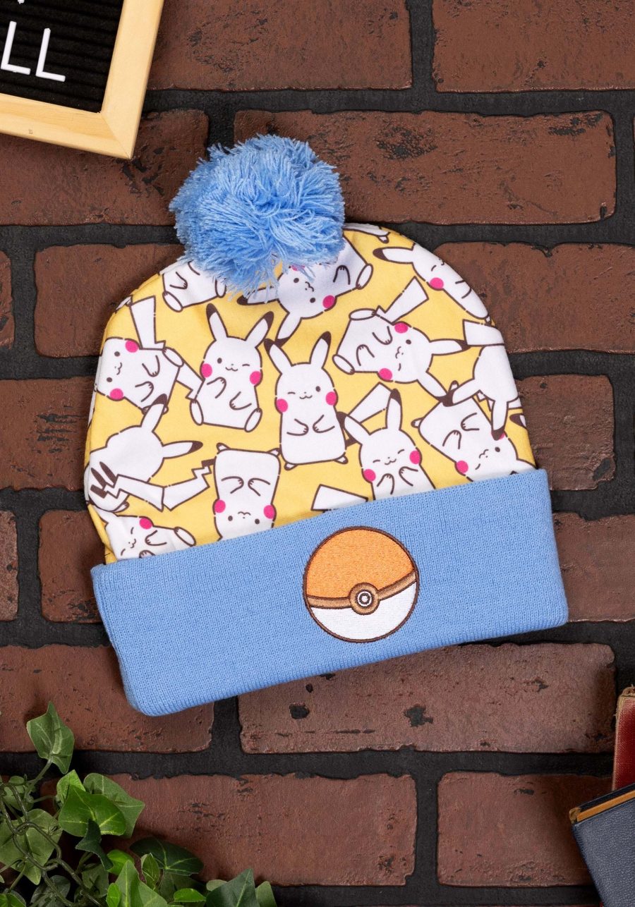 Pok??mon Pikachu Electric Type AOP Pom Beanie