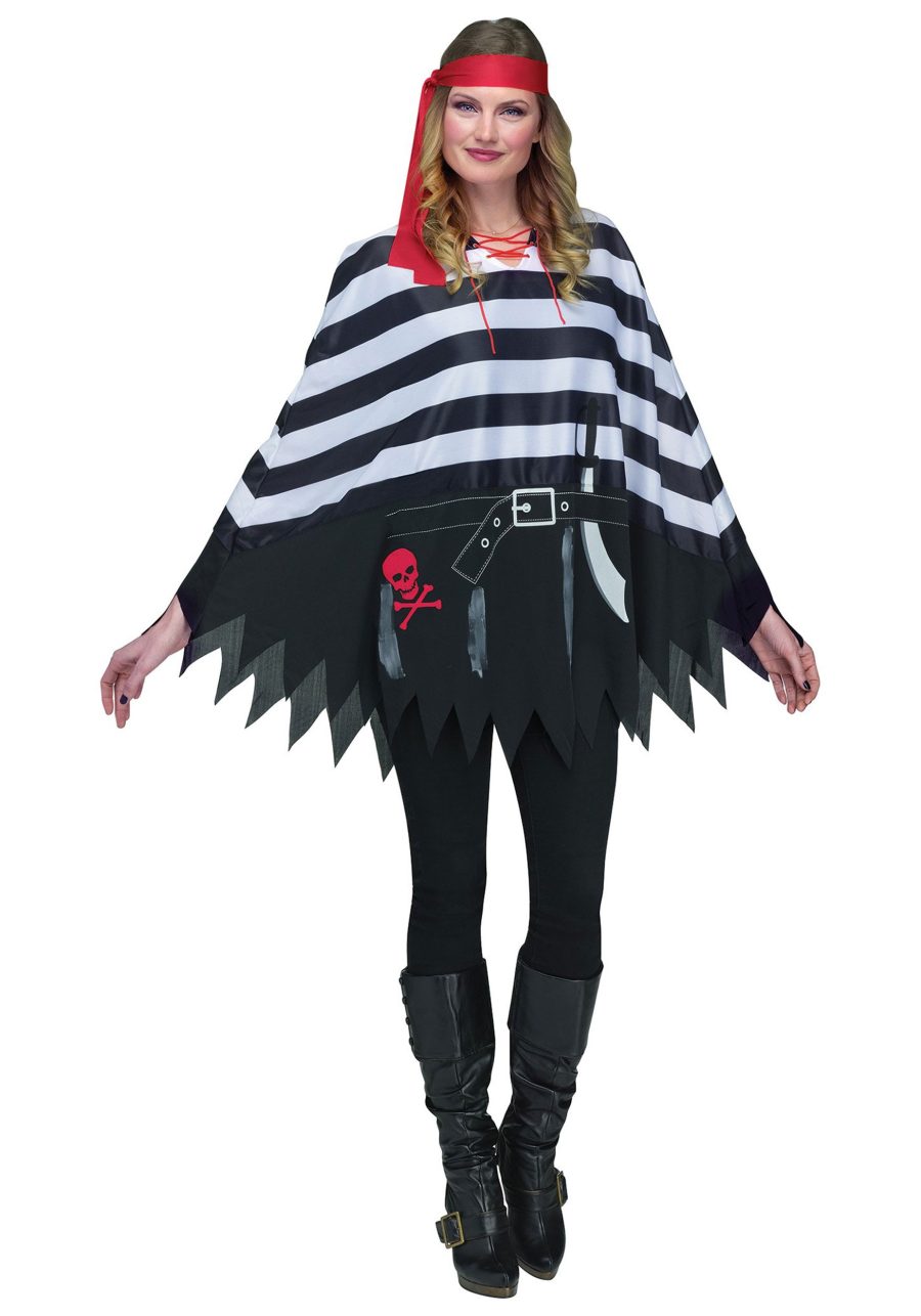 Poncho Pirate Costume