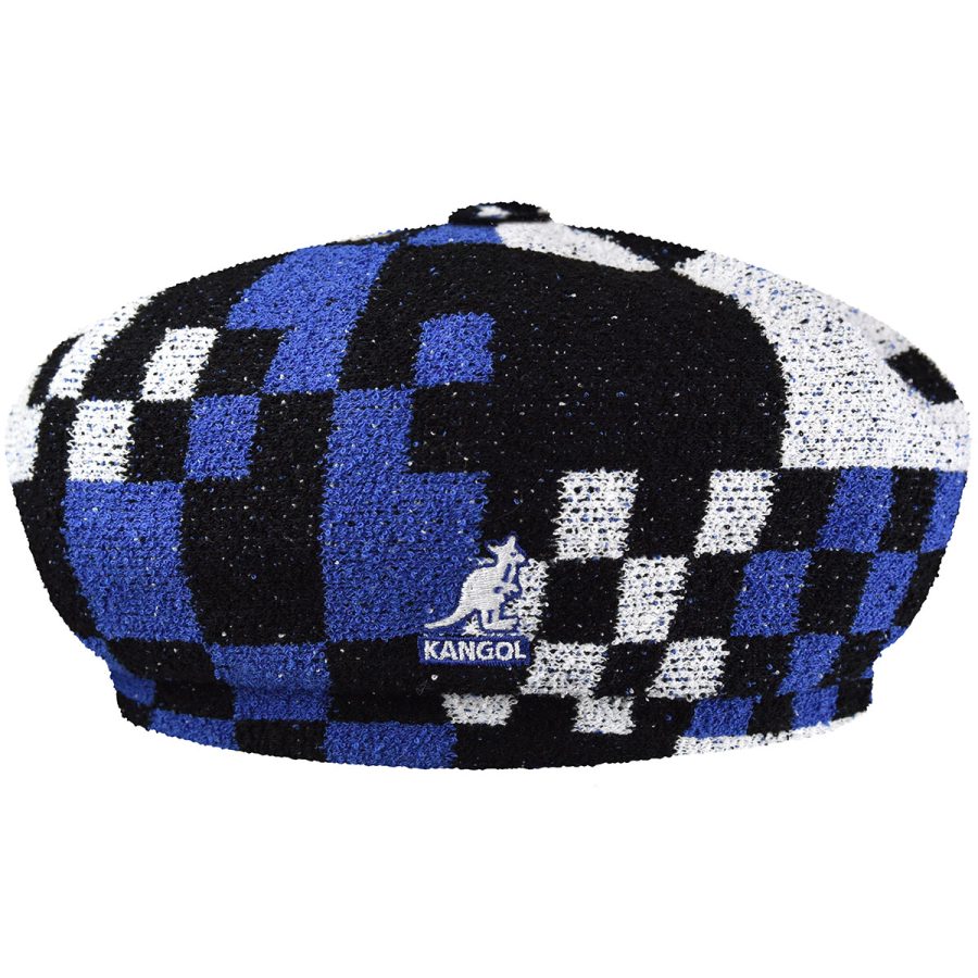 Pop Gingham Jax Beret - Starry Blue/Black / L