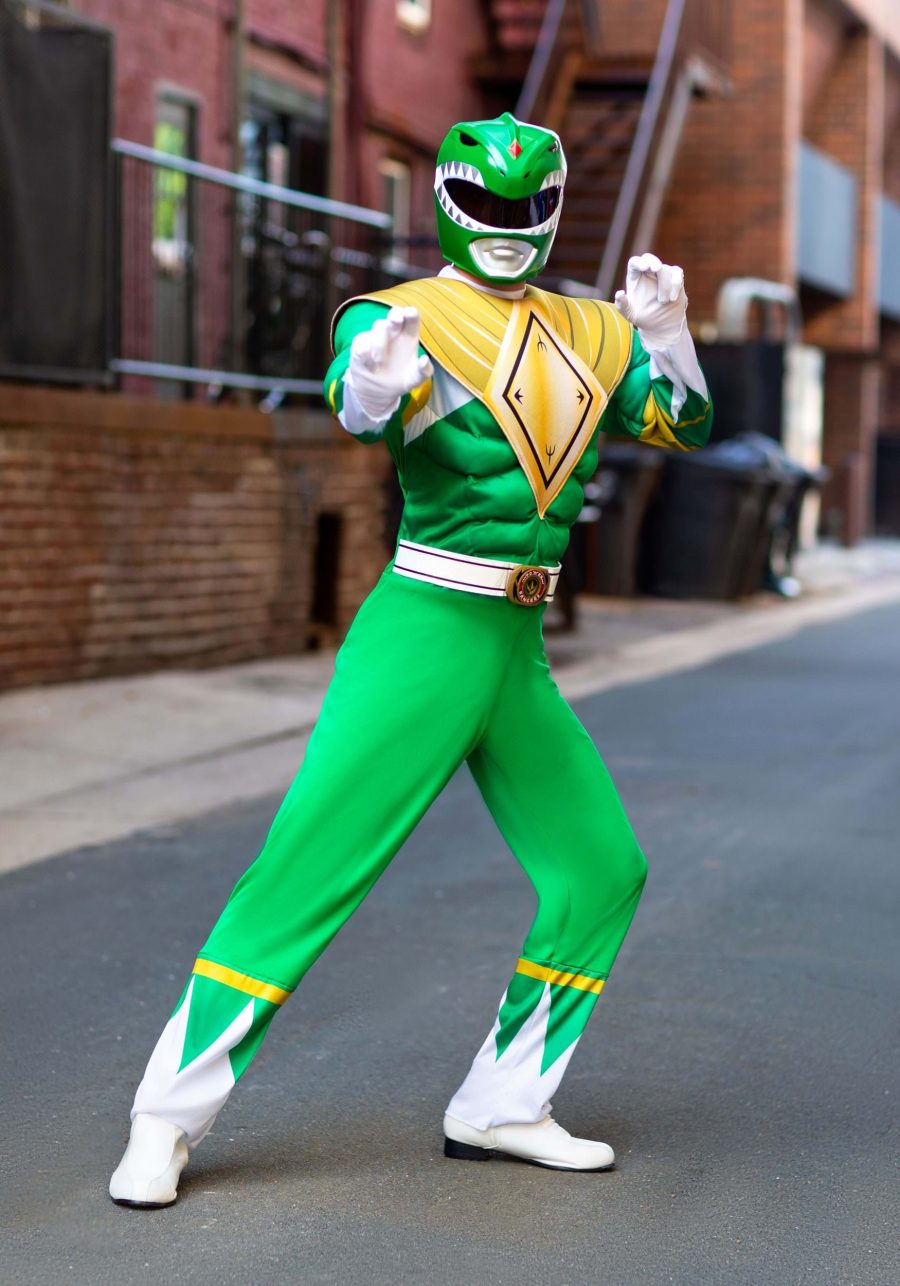 Power Rangers Men's Green Ranger Costume