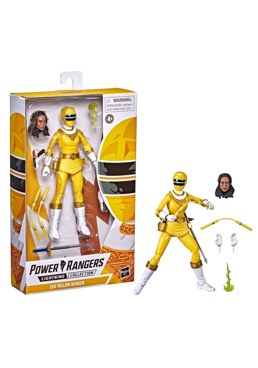 Power Rangers Zeo Yellow Ranger Figure