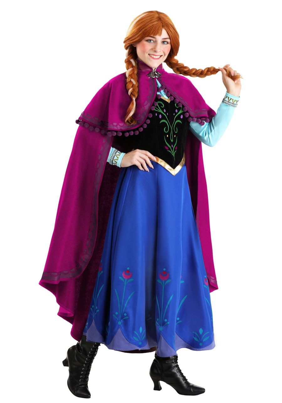 Premium Disney Frozen Anna Costume for Women