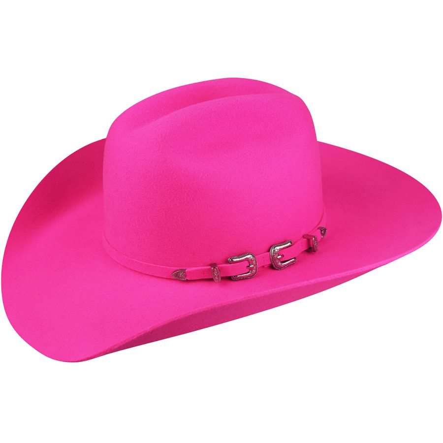 Punchy Western Cowboy Hat - Malibu Pink / 6-3/4