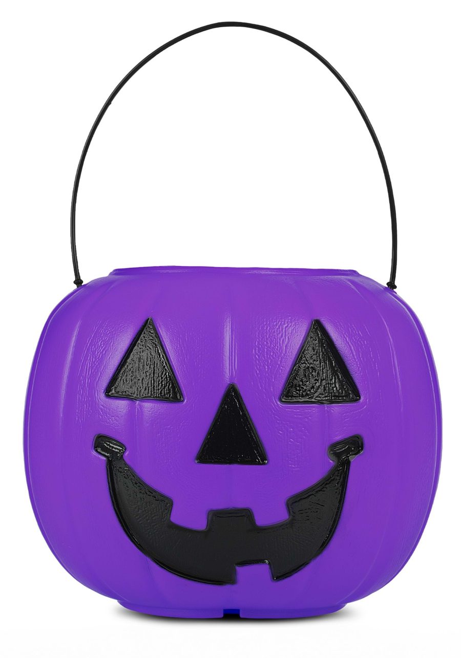 Purple Pumpkin Candy Bucket