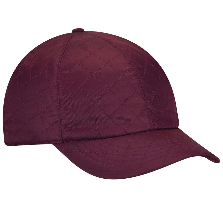 Quilted Rain Cap - Plum/1SFM