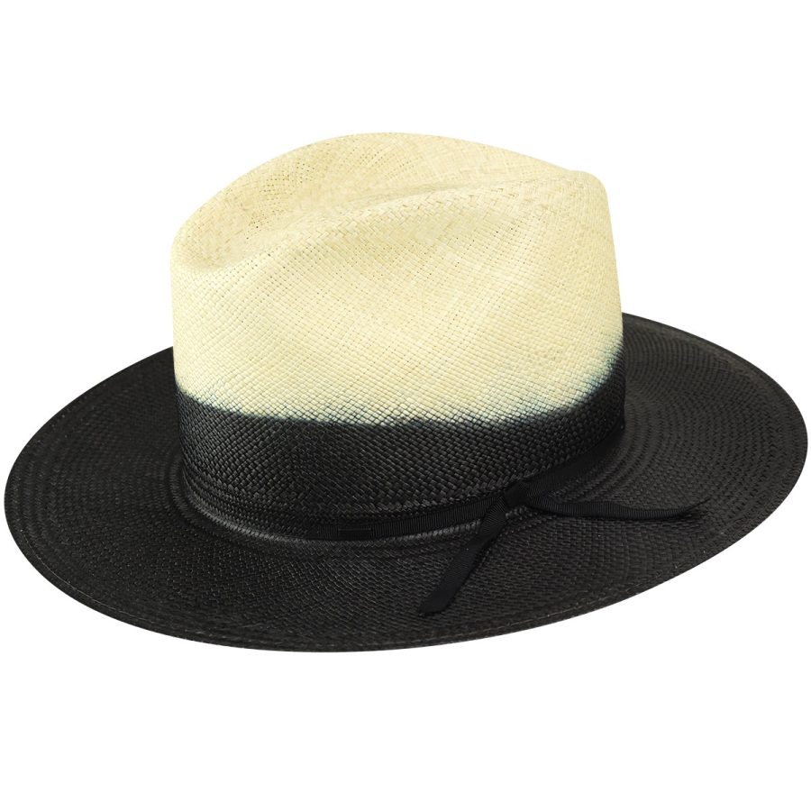 Rask Panama Fedora - Black/L