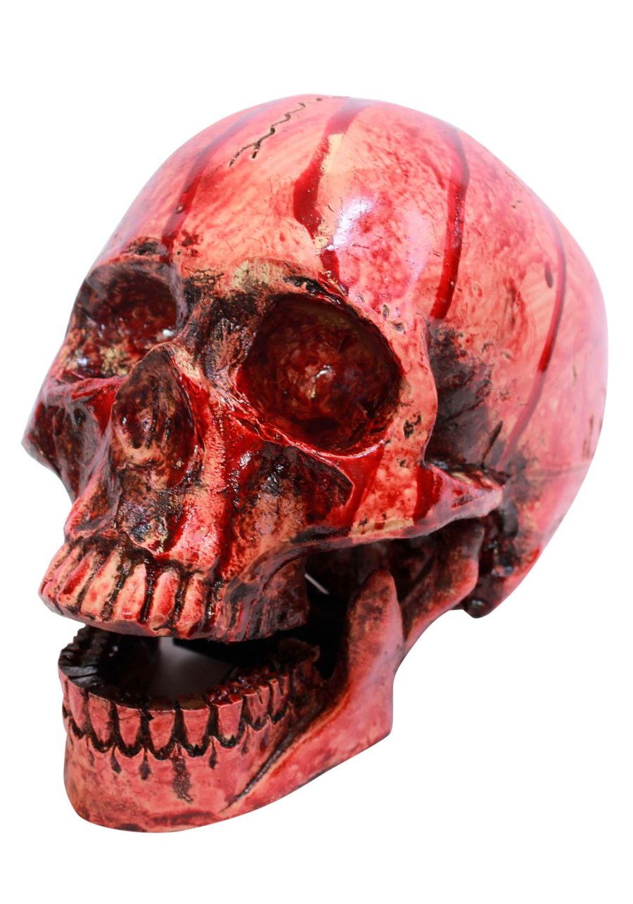 Resin Bloody Skull Prop