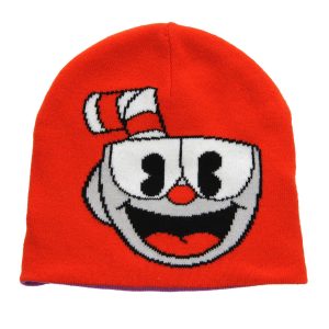 Reversible Cuphead Knit Hat
