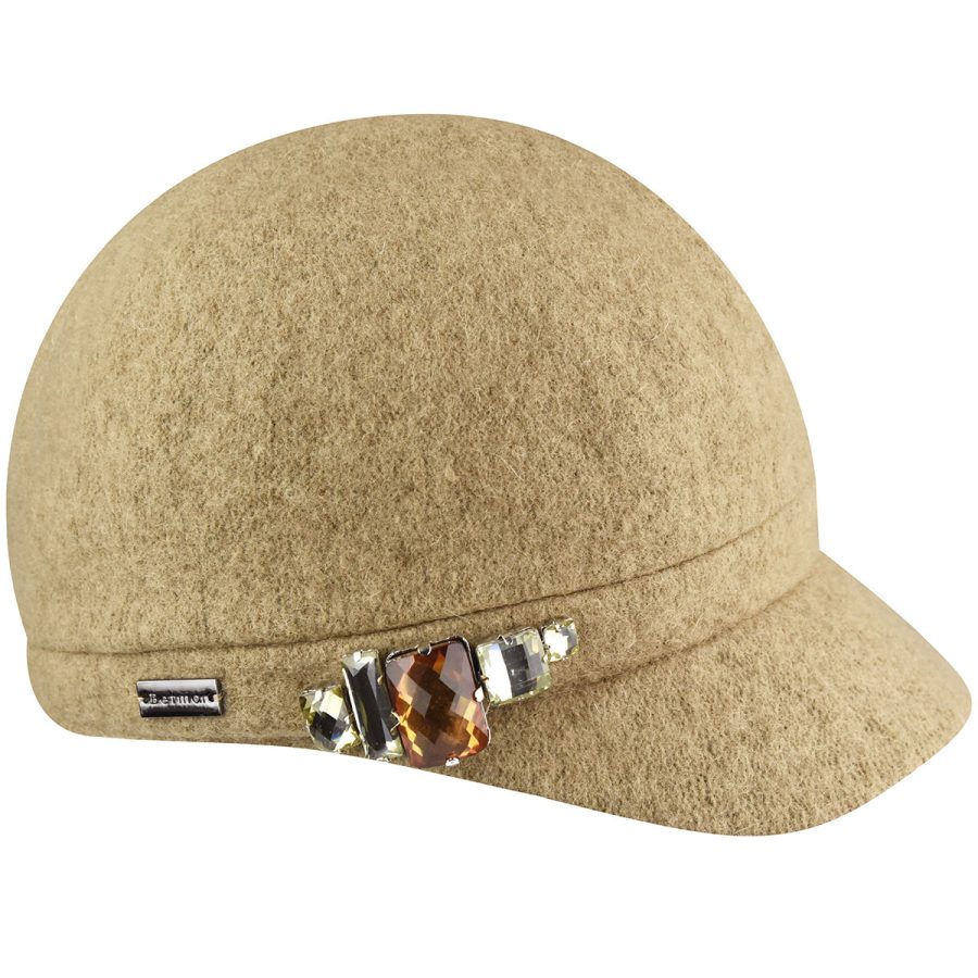 Rhinestone Cap - Camel/1SFM