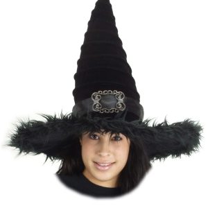 Ridged Witch Costume Hat