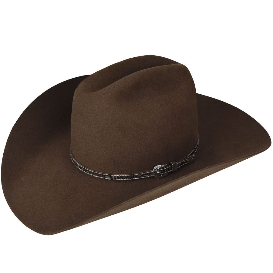 Roderick 3X Cowboy Western Hat - Brown/6 3/4