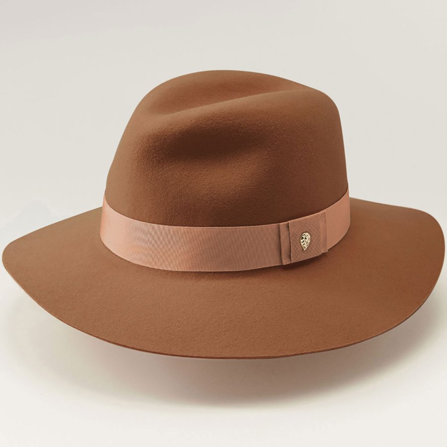 Rose Fedora - Camel/Camel / M