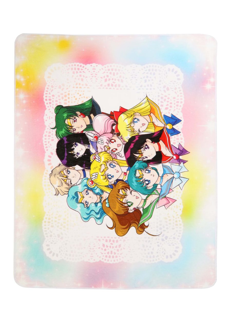 Sailor Moon Sailor Guardians Throw Blanket