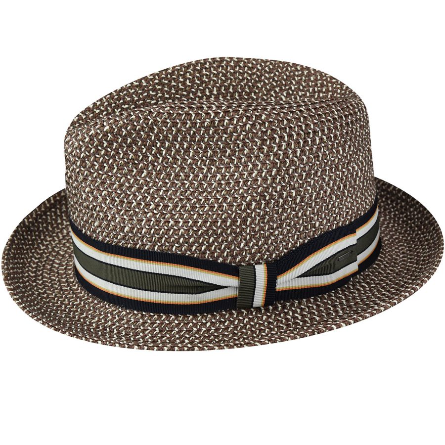 Salem Braided Fedora - Oak / L