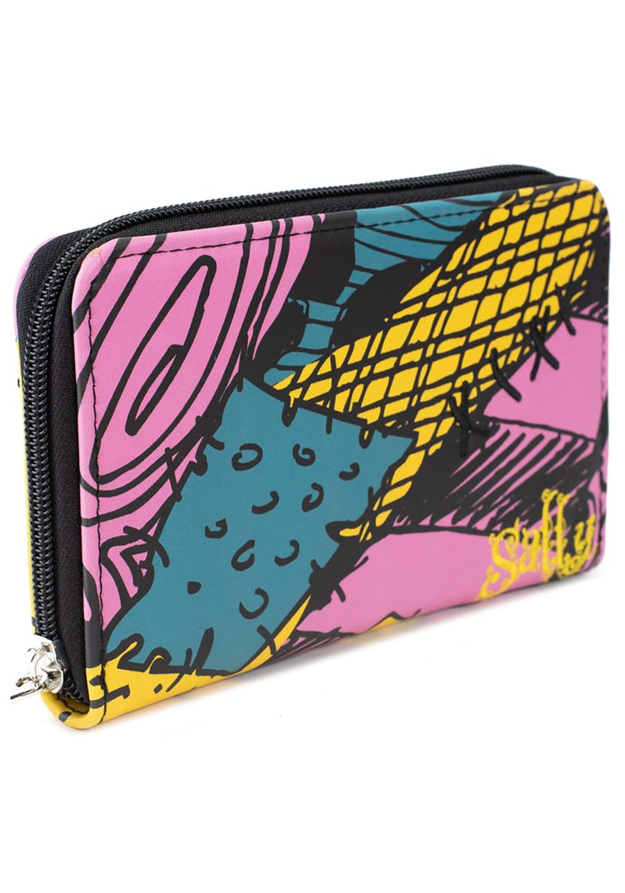 Sally Dress Patchwork Women's Zip Around Rectangle Wallet