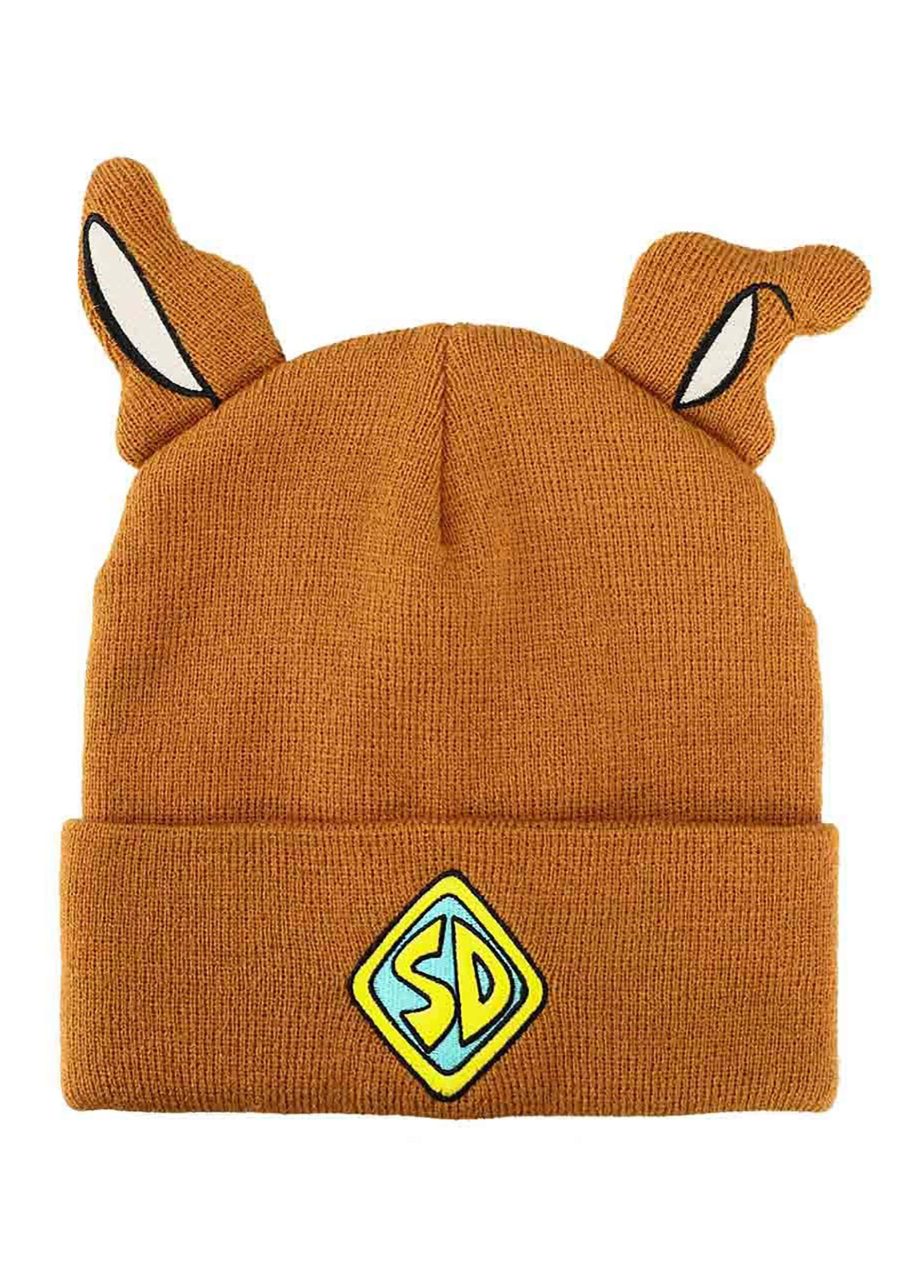 Scooby Doo 3D Plush Ears Embroidered Beanie