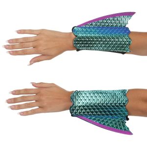Seahorse Shimmer Fin Arm Cuffs