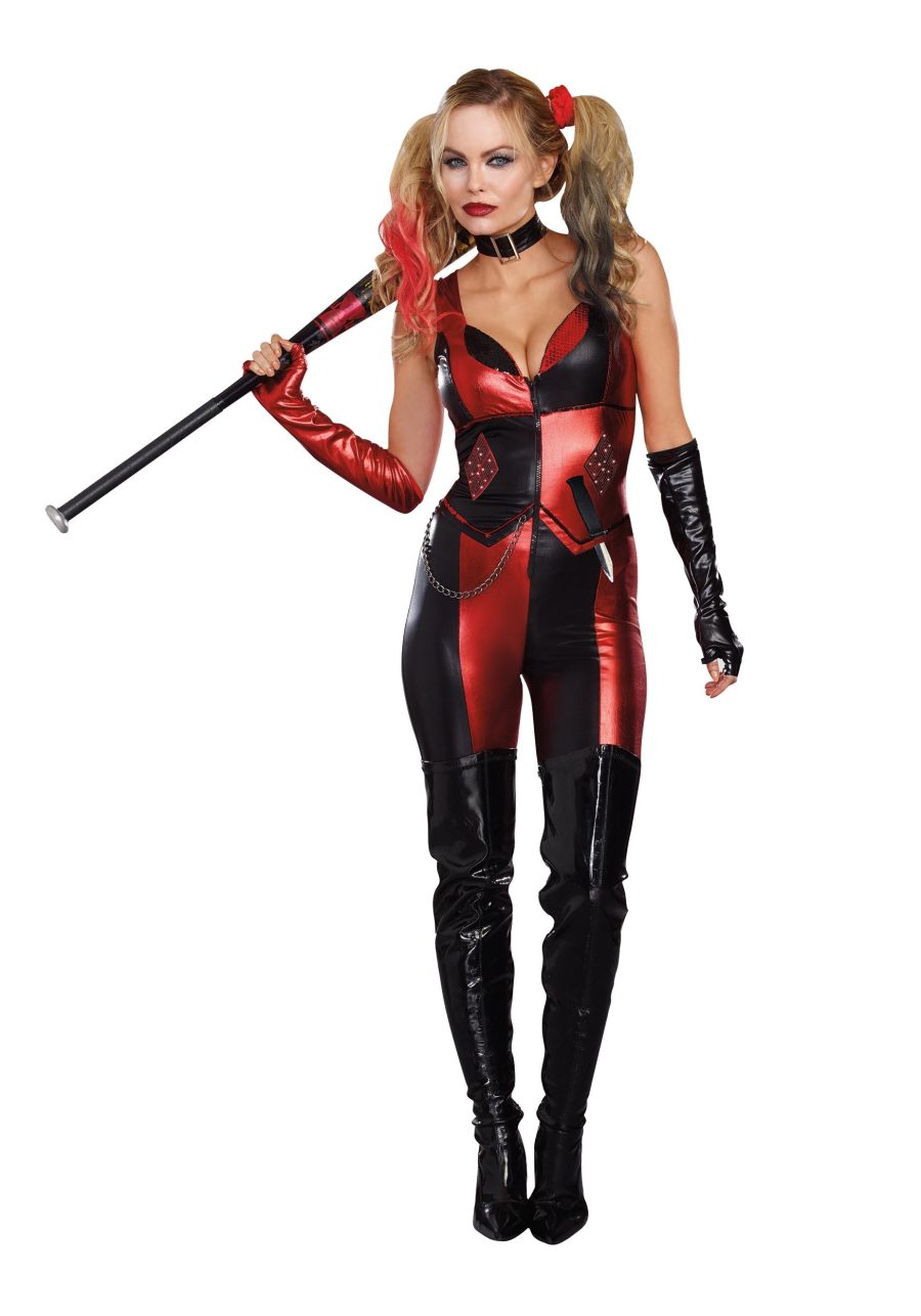 Sexy Harlequin Blaster Costume for Women