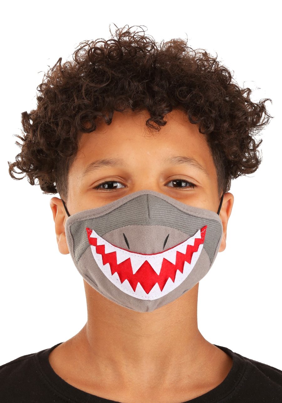 Shark Sublimated Kid's Face Mask