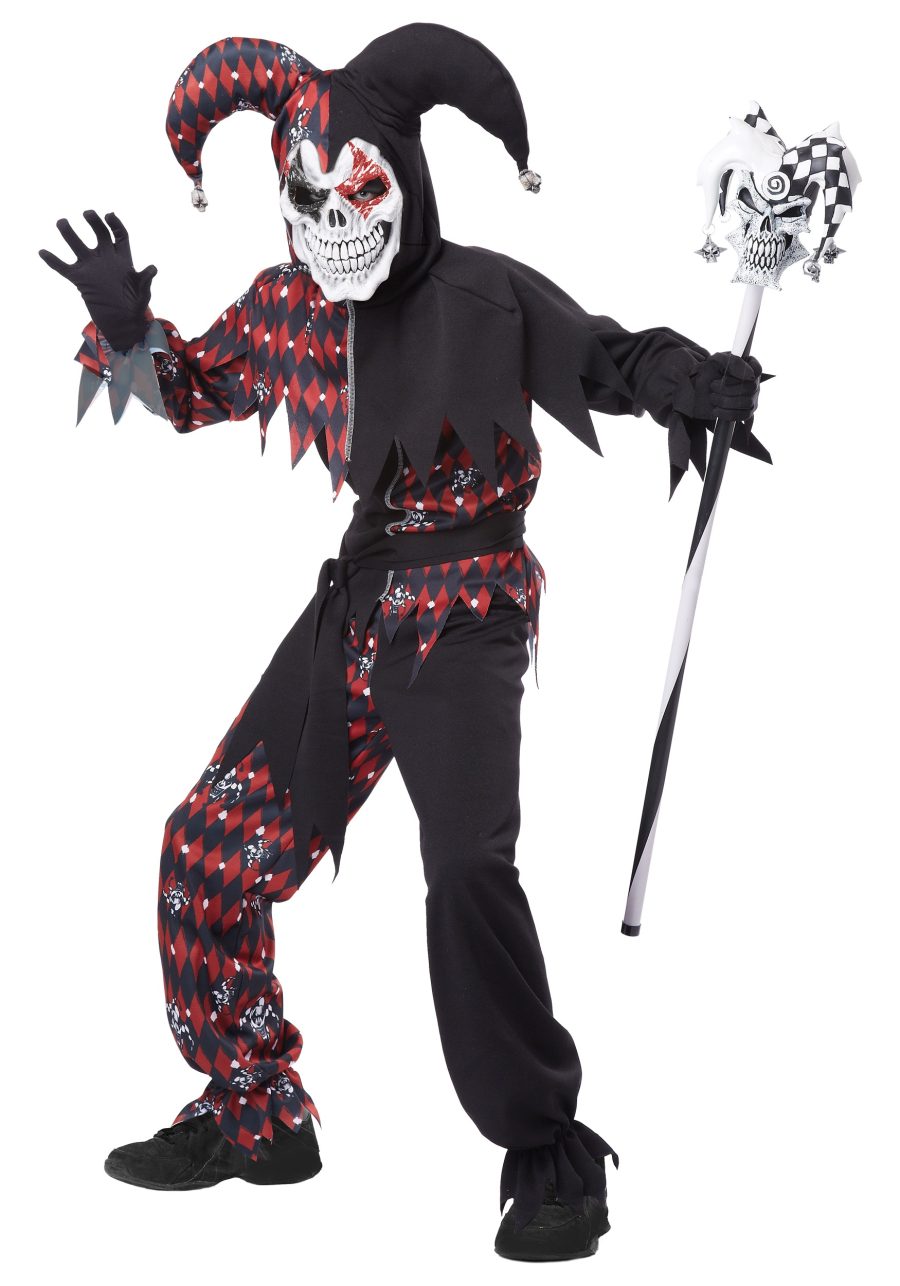 Sinister Jester Kids Costume