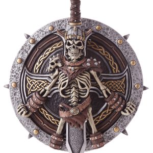 Skeleton Viking Lord Shield & Sword