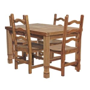 Small Julio Dining Table w/ Four Colonial Chairs