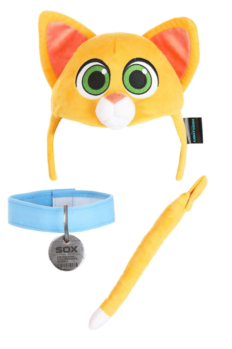 Sox Face Plush Headband, Collar, & Tail Accessory Kit