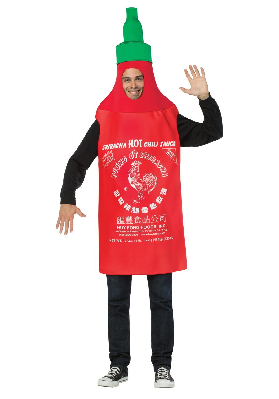 Sriracha Bottle Adult Tunic Costume