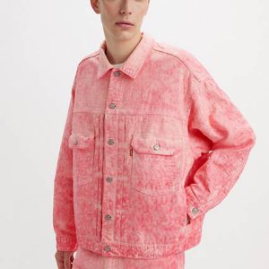St ¼ssy & Levi's Jacquard Trucker Jacket - Men's XS