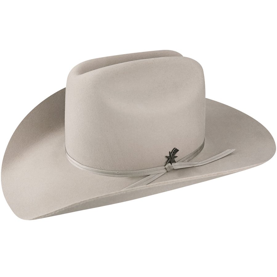 Stampede 2X Cowboy Western Hat - Silverbelly/6 3/4