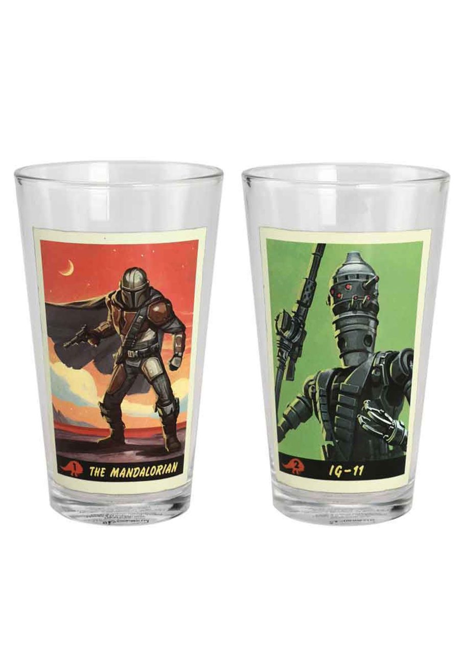 Star Wars The Mandalorian & IG-11 16oz Glass Set