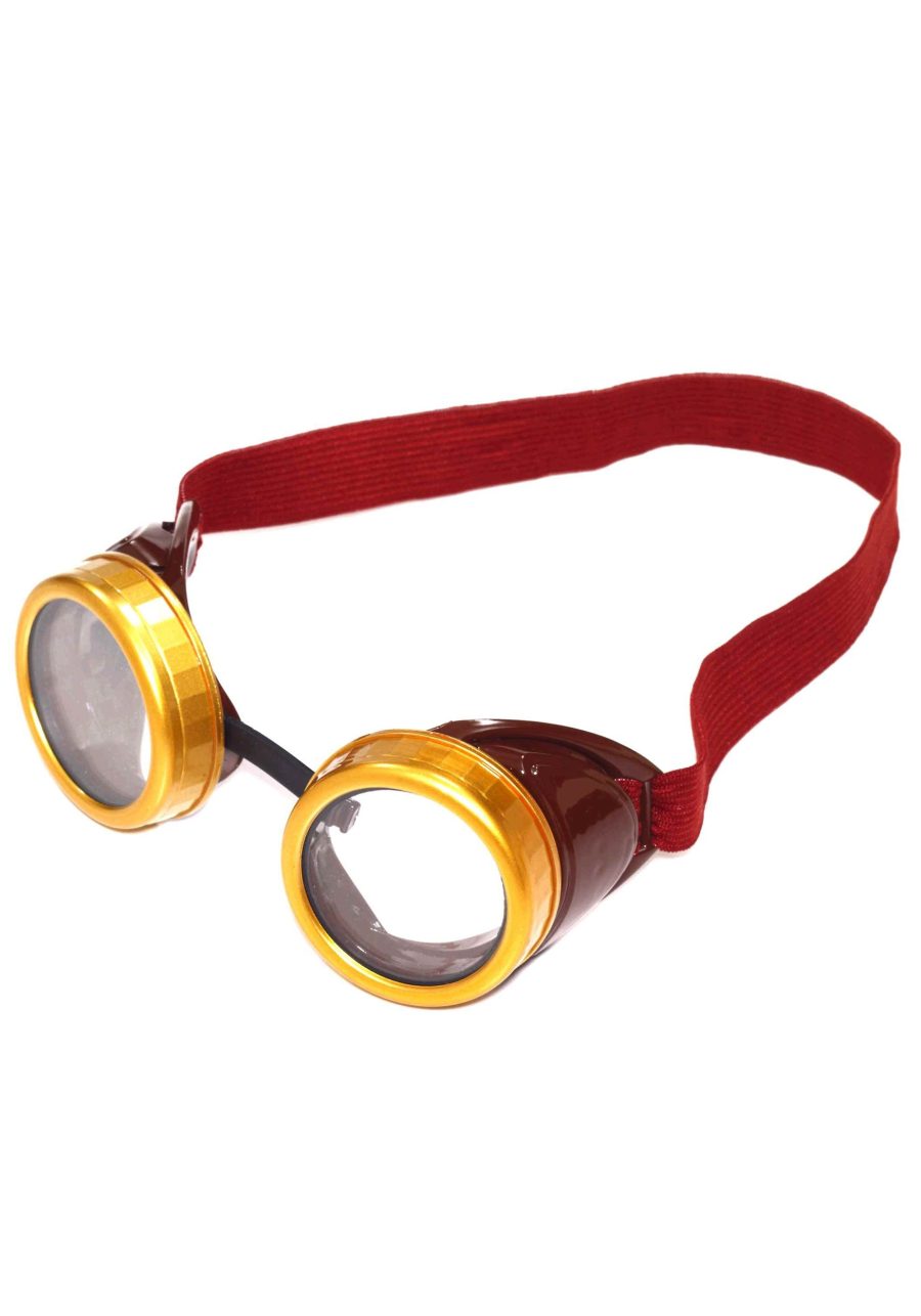 Steampunk Brown Costume Goggles