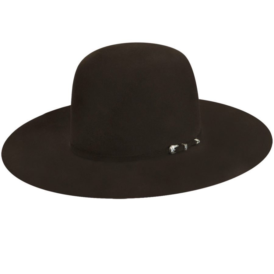 Stellar 20X Open Cowboy Western Hat - Chocolate/6 3/4