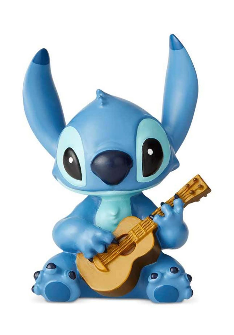 Stitch and Guitar Mini Figurine