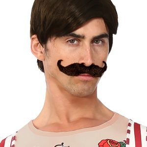 Strongman Wig and Mustache for Men