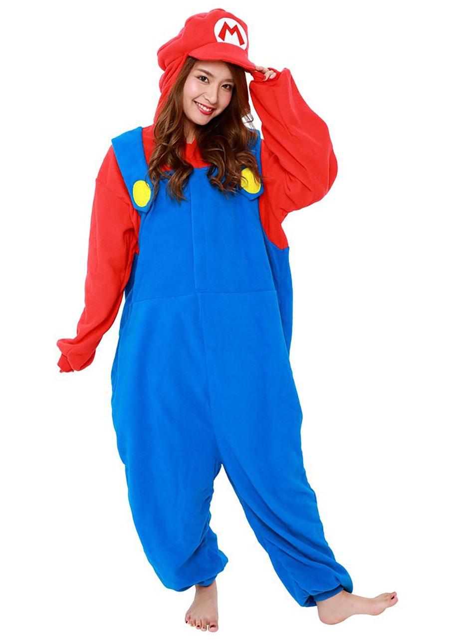 Super Mario Bros Mario Adult Kigurumi